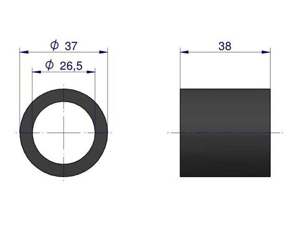 Tulejka koła Kultywator