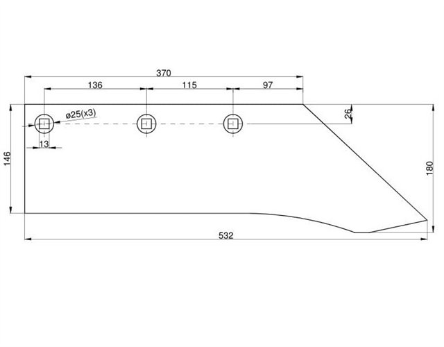 Lemiesz PHX oskar Pług