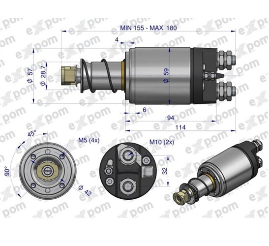 Wyłącznik ( włącznik) rozrusznika 2130. 2134 ARO EXPOM KWIDZYN eu