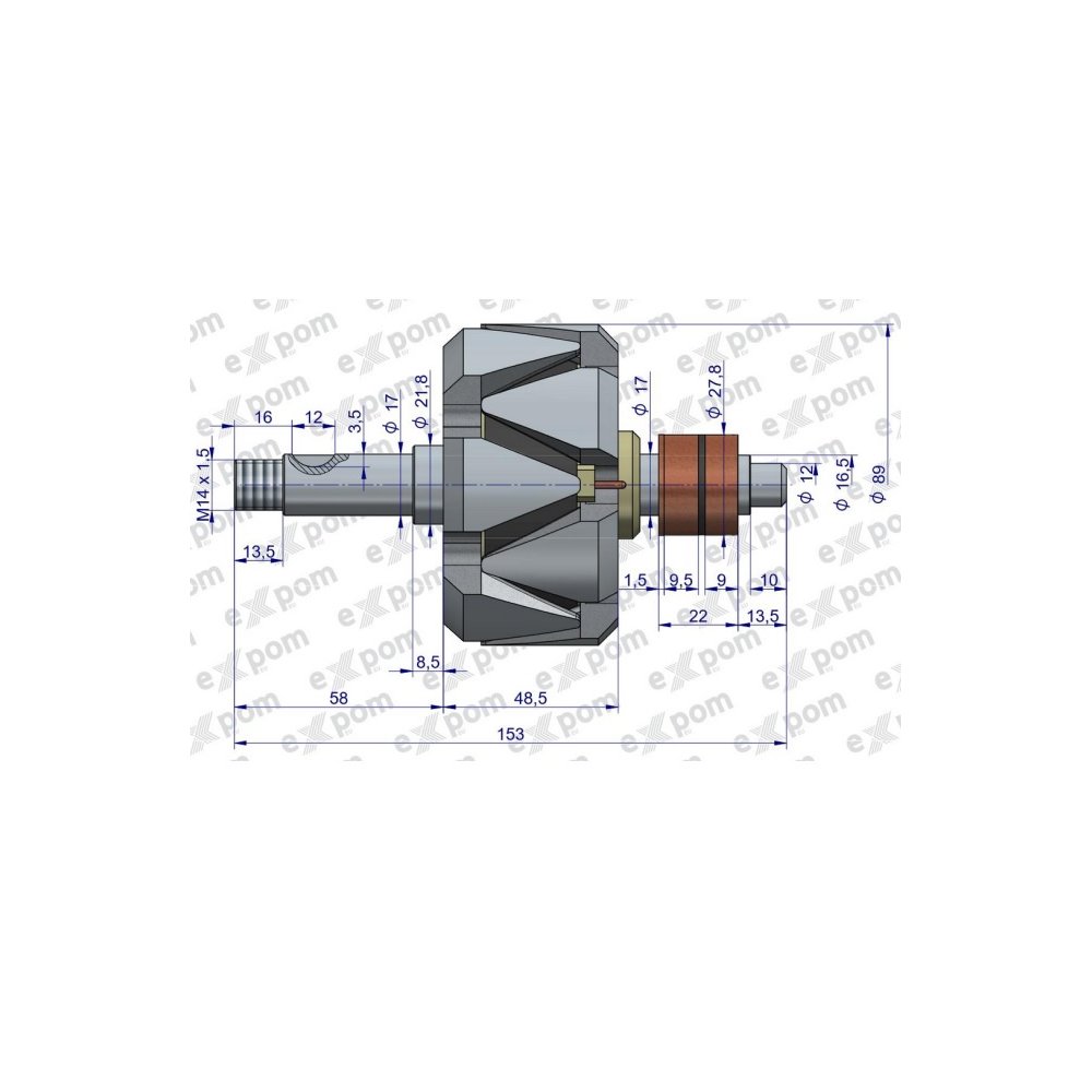 Wirnik alternatora 0120488205EX Nowy Typ EXPOM KWIDZYN eu