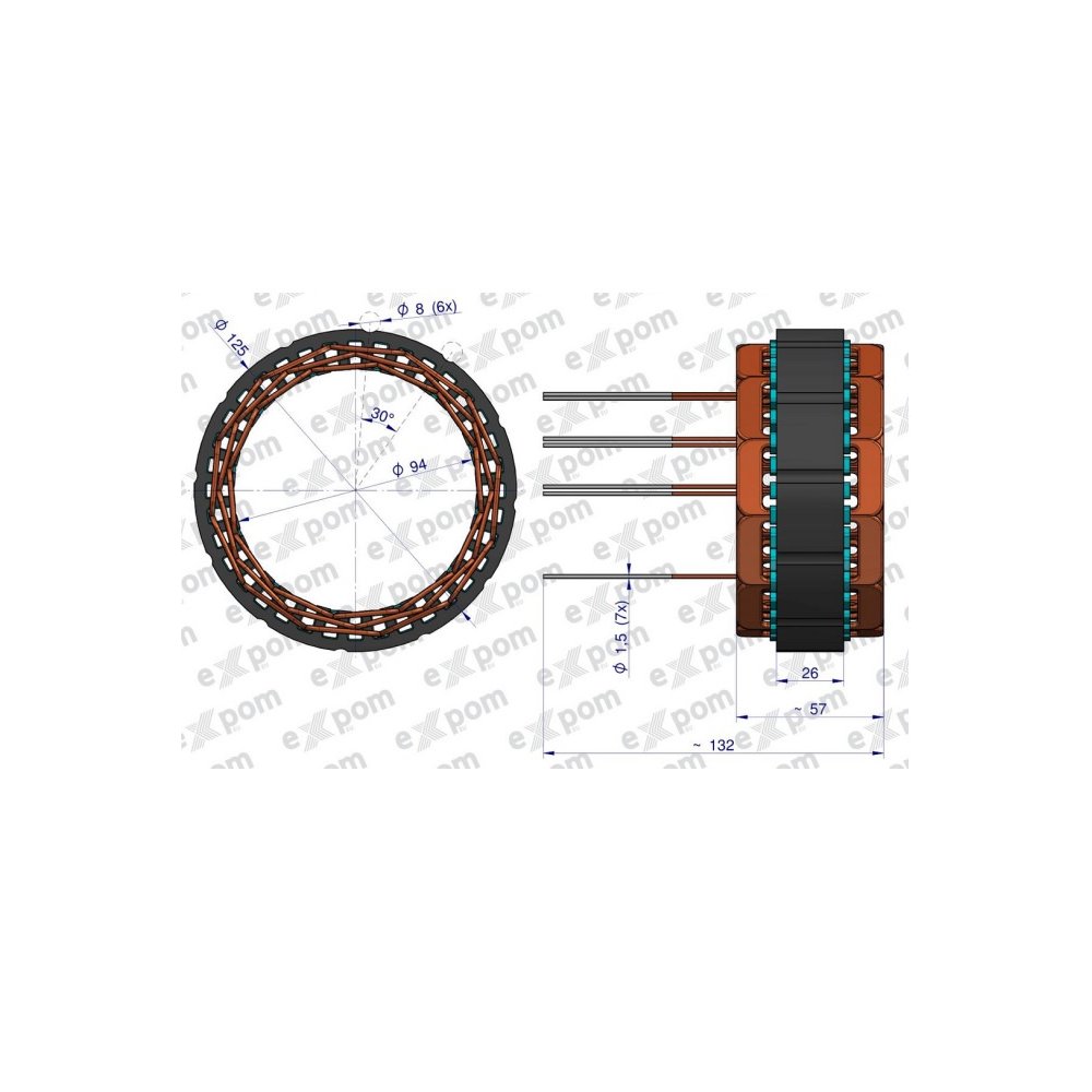 Stojan alternatora 0120484011EX Nowy Typ EXPOM KWIDZYN eu