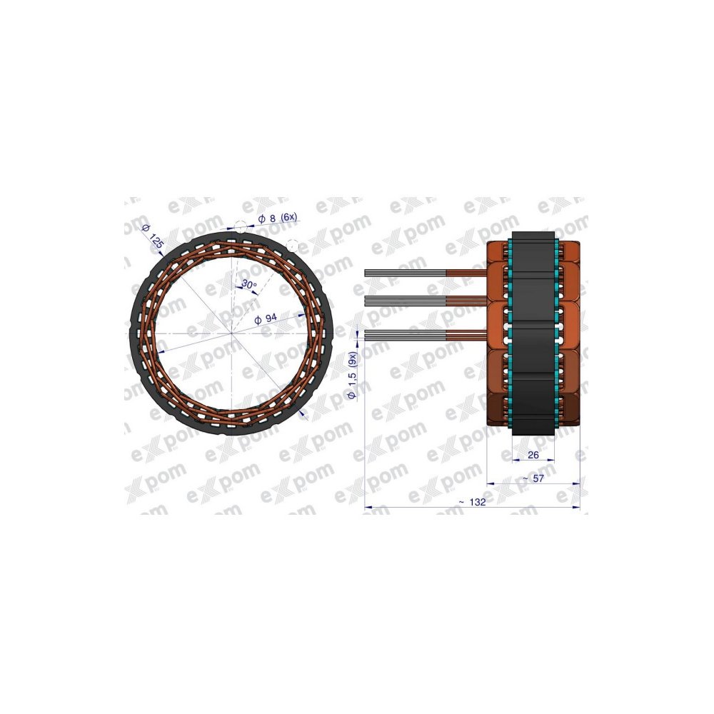 Stojan alternatora 0120484017EX Nowy Typ EXPOM KWIDZYN eu