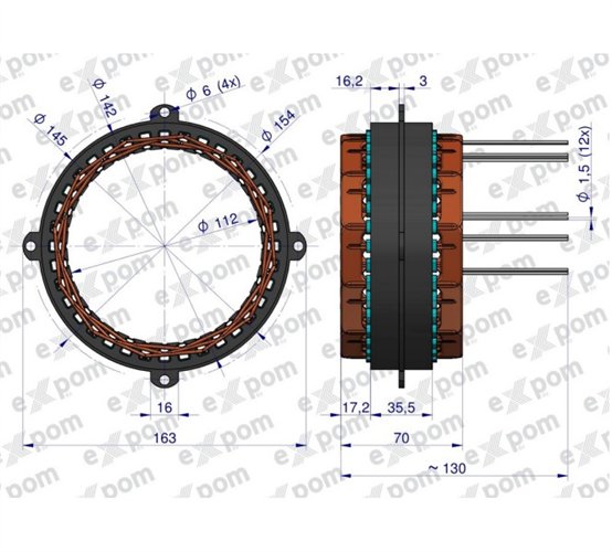 Stojan alternatora 0123510074EX Nowy Typ EXPOM KWIDZYN eu