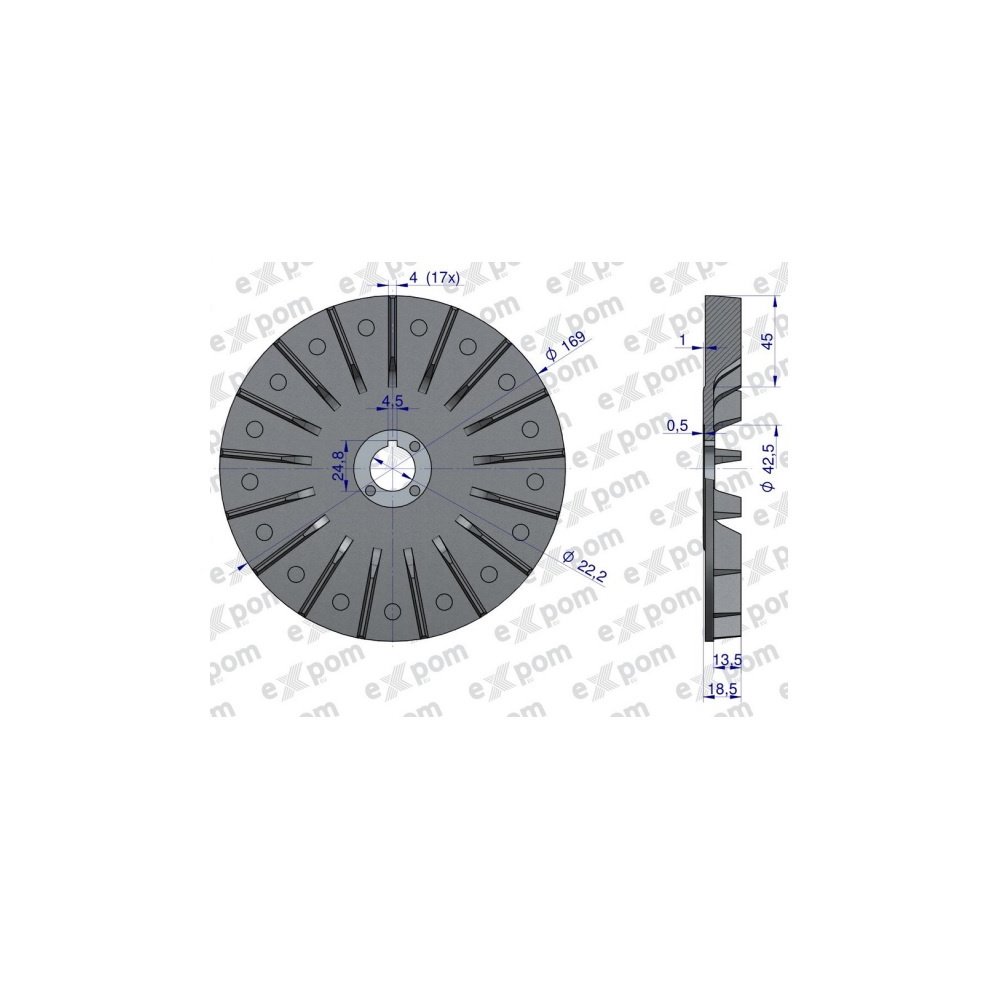 Wentylator alternatora 1125045143EX Nowy Typ EXPOM KWIDZYN eu