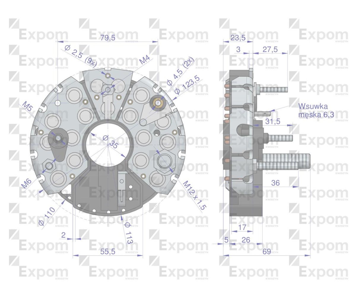 Prostownik diody 0120468055EX Nowy Typ EXPOM KWIDZYN eu