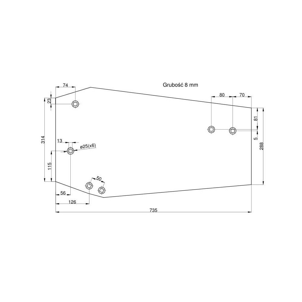 Odkładnia krótka B-200 Pług