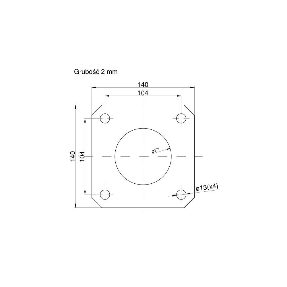 Nakładka prosta Talerzówka