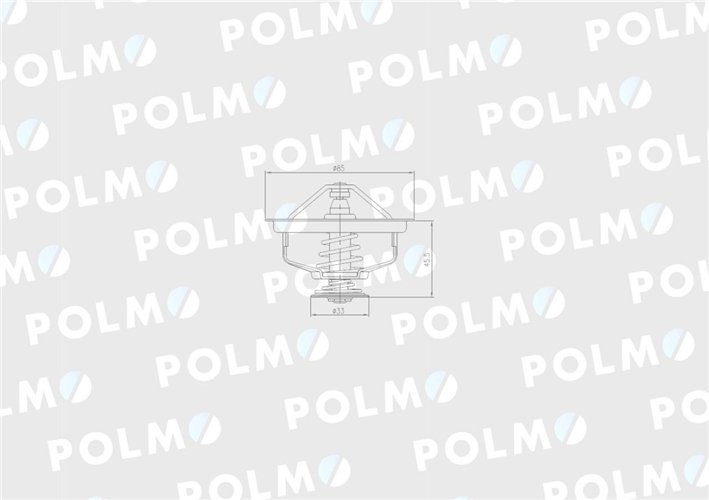 Termostat 130100060706 Case POLMO