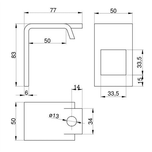 Nakładka wydłużona agregatu kształtownik 50 mm ( sprzedawane po 10 )