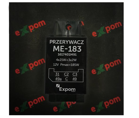 Przerywacz kierunkowskazów ME94. 83355934. PKJ-95 MF3/MF4/C-330M/C-385 EXPOM KWIDZYN EU