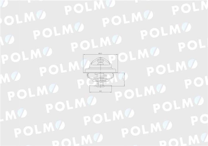 Termostat 162000060702 Case POLMO