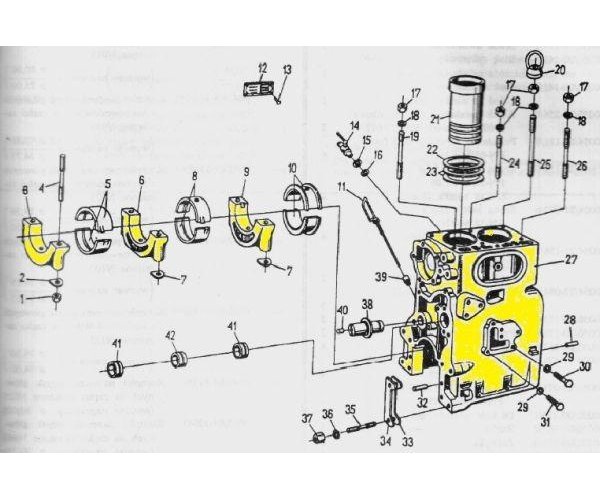 Blok kadłub silnika C-330