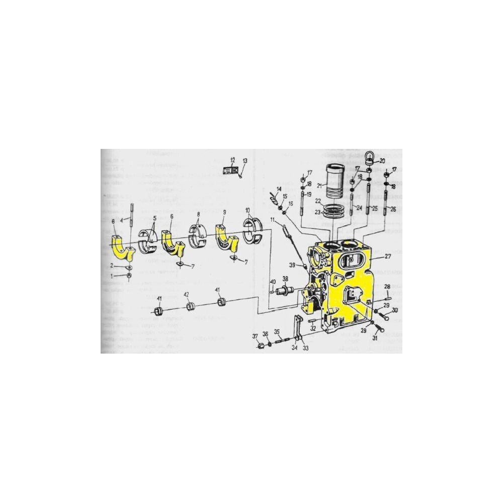 Blok kadłub silnika C-330