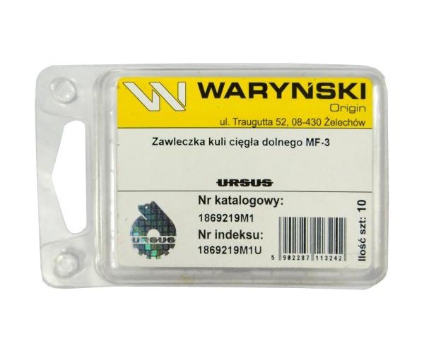Zawleczka kuli cięgła dolnego sprzedawane po 10 MF-3 ORYGINAŁ URSUS