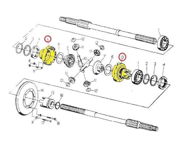 Obudowa mechanizmu różnicowego C-330 ORYGINAŁ URSUS