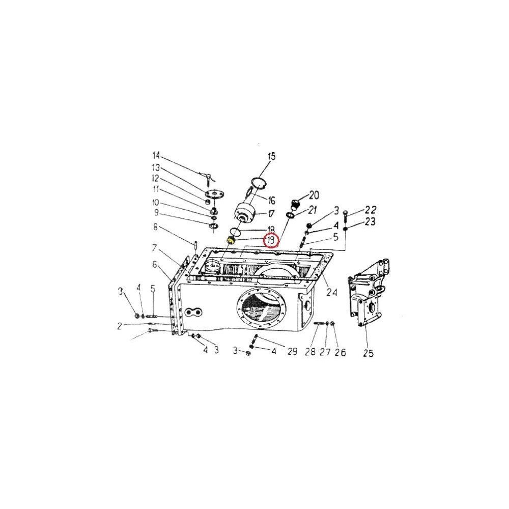 Filtr oleju podnośnika C-330