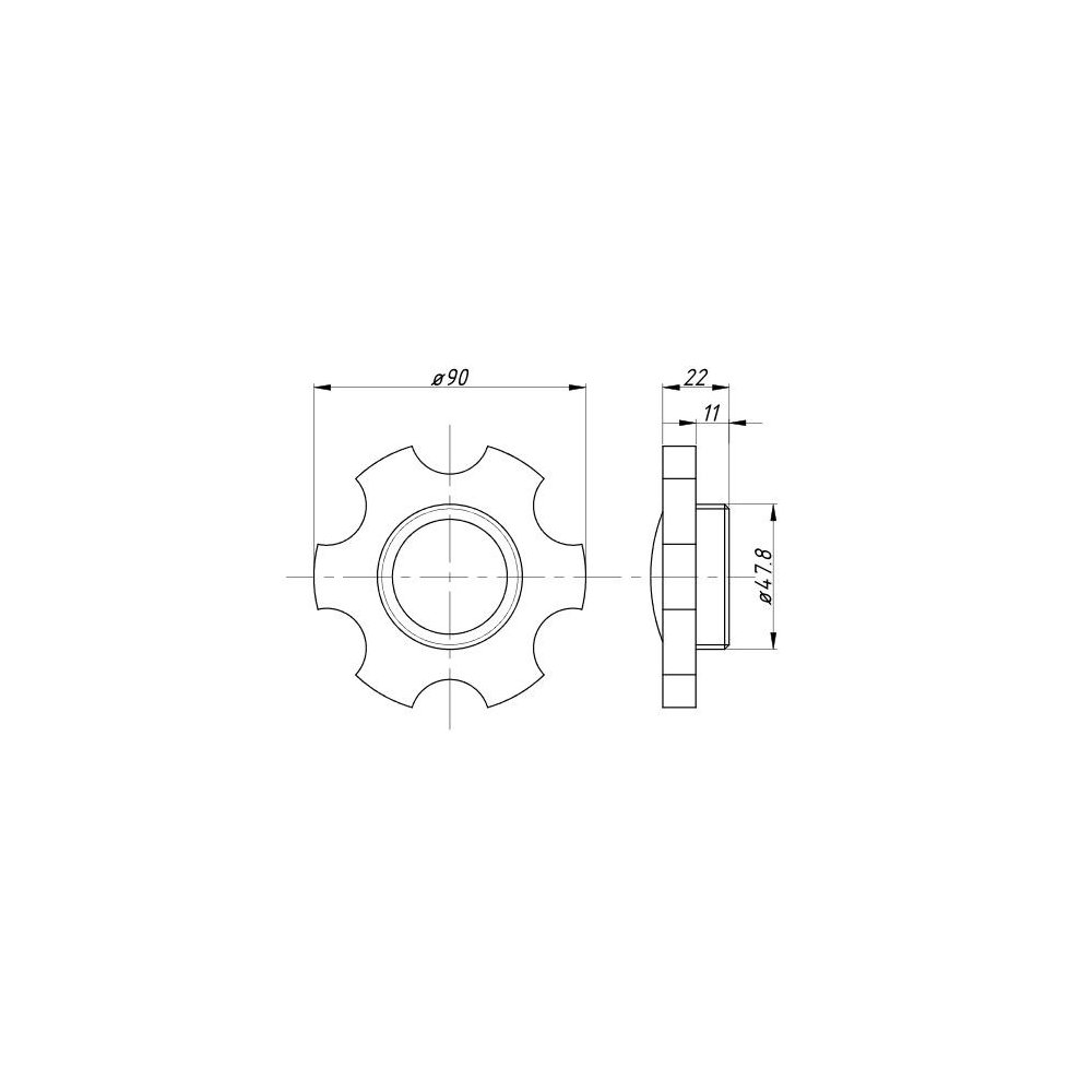 Korek zbiornika Pokrywa wlewu paliwa C-330