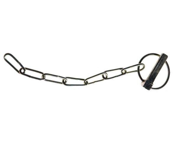 Przetyczka. zawleczka. zapinka z łańcuszkiem C-330/360 ( sprzedawane po 25 )