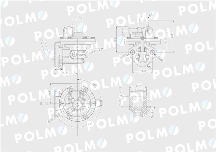 Pompa zasilająca 25066404 POLMO