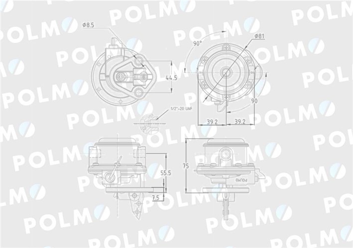Pompa zasilająca 4222104M91 POLMO