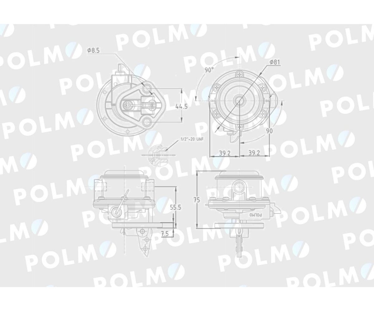 Pompa zasilająca 4222104M91 POLMO