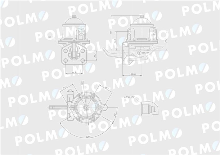 Pompa zasilająca 2641729 POLMO