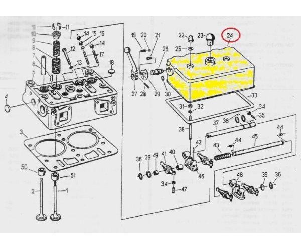 Pokrywa głowicy C-330