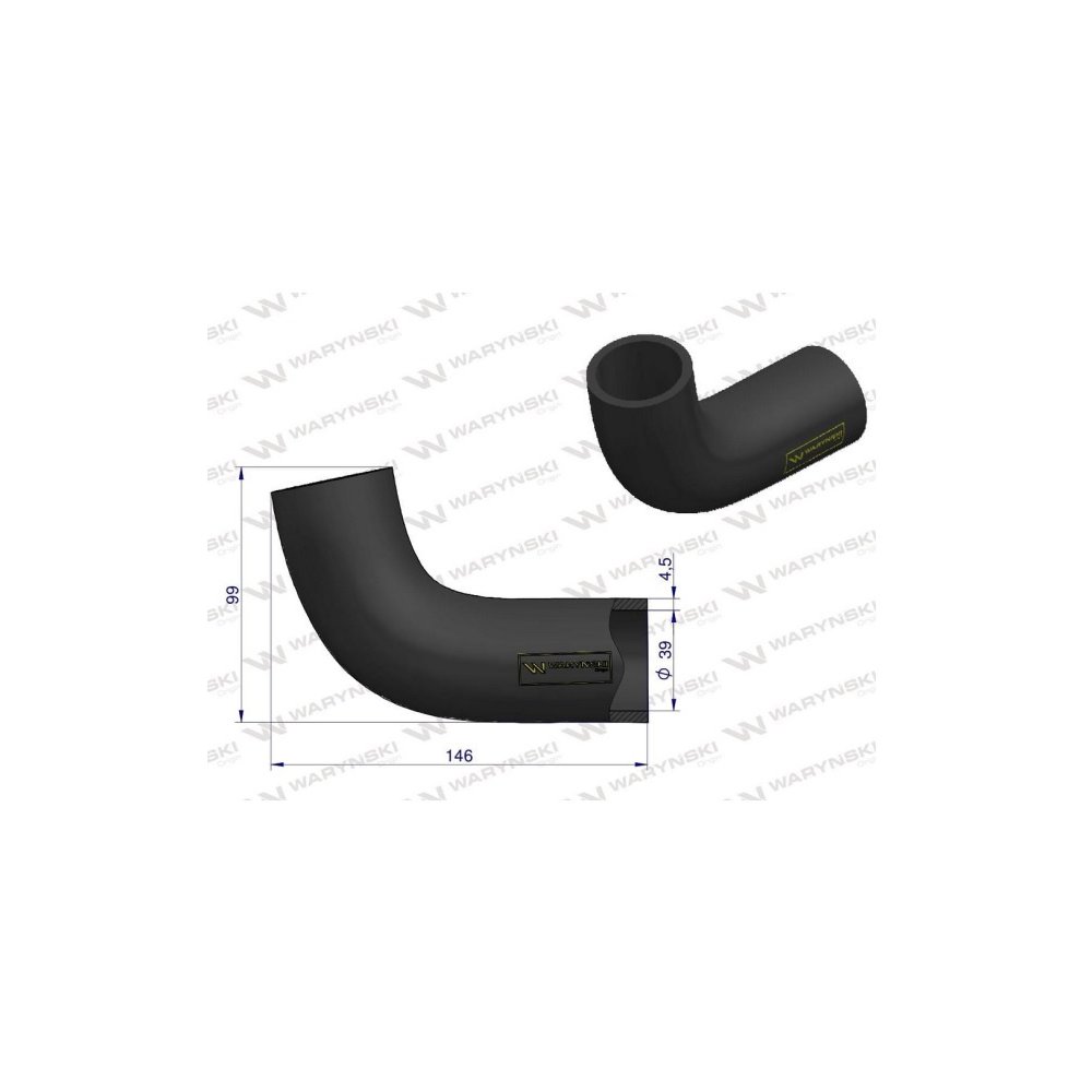 Przewód chłodnicy 3132720R1 Waryński