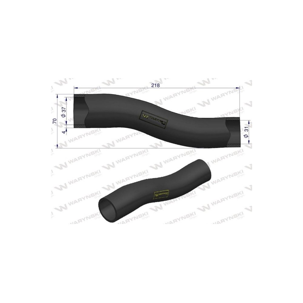 Przewód chłodnicy górny 3134506R1 Waryński