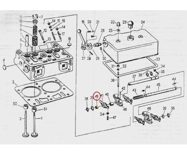 Podkładka dystansowa dźwigienki zaworowej 16x24x2,0 C-330