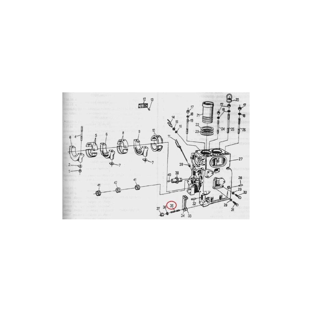 Śruba dwustronna bloku C-330