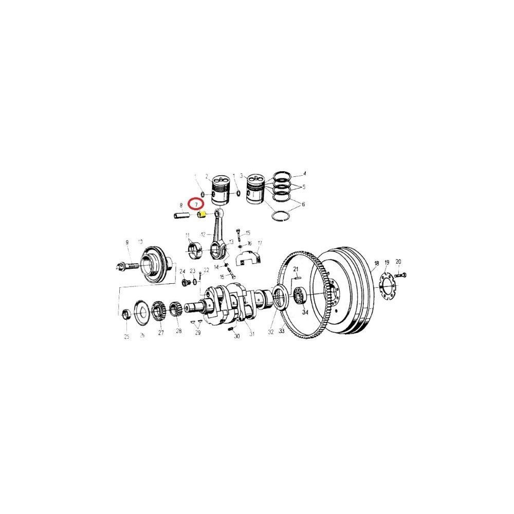 Tuleja korbowodu C-330 (nominalna)