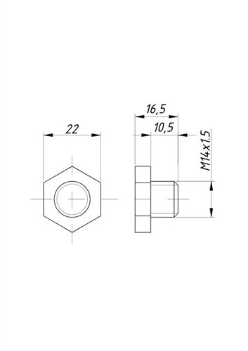 Korek spustowy zwolnicy C-330