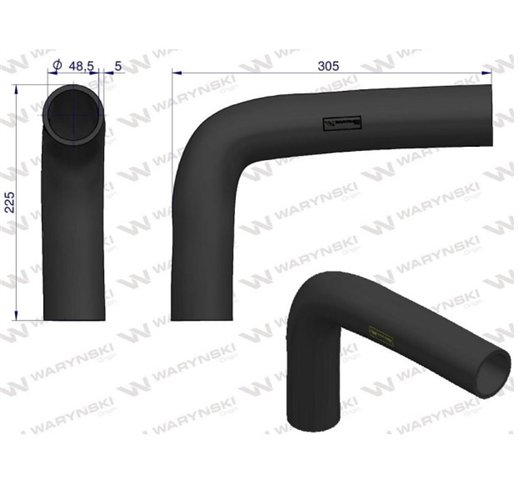 Przewód chłodnicy górny 3582178M1 Waryński