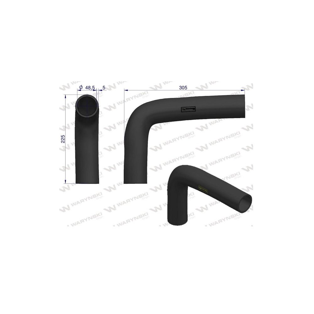 Przewód chłodnicy górny 3582178M1 Waryński