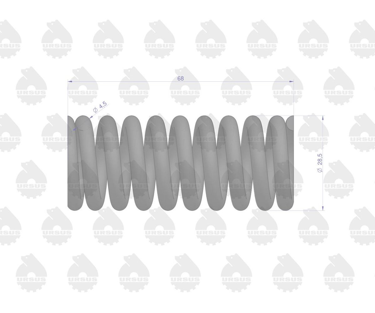 Sprężyna sprzęgła sprzedawane po 10 C-330 ORYGINAŁ URSUS