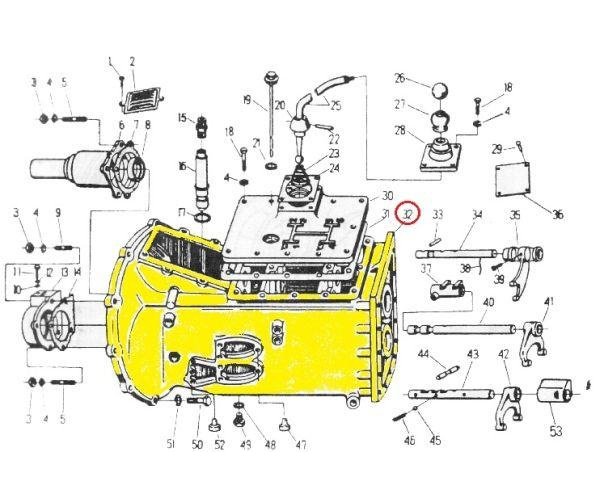 Obudowa skrzyni biegów C-330