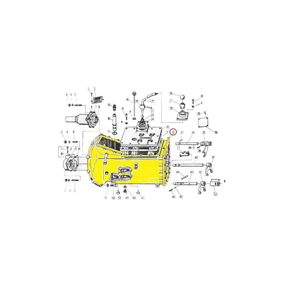 Obudowa skrzyni biegów C-330