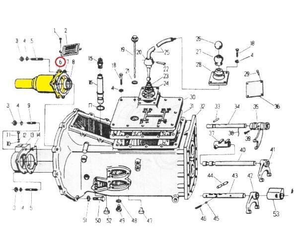 Pokrywa łożyska wałka napędowego C-330