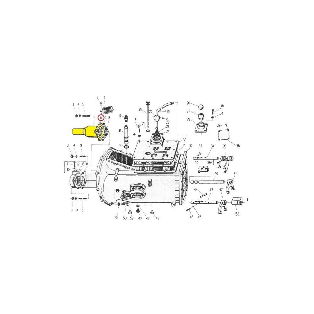 Pokrywa łożyska wałka napędowego C-330