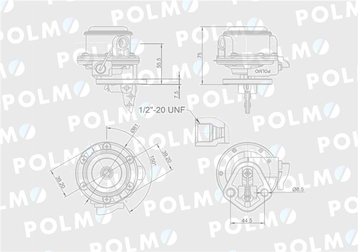 Pompa zasilająca 2641469 MF POLMO