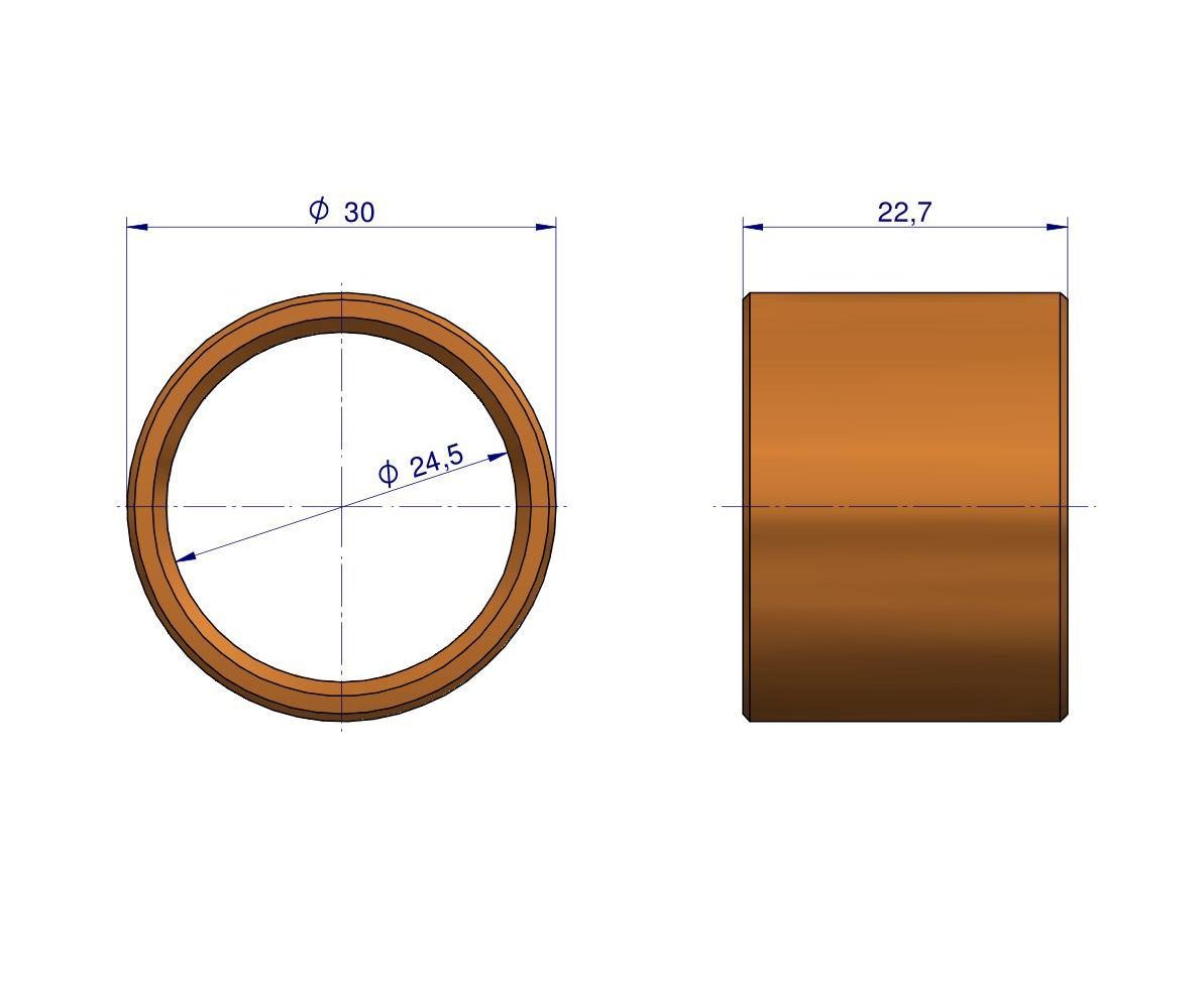 Tuleja koła wstecznego biegu C-330