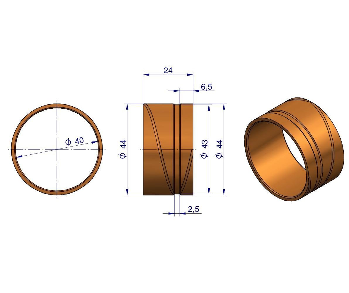 Tuleja koła pośredniego C-330