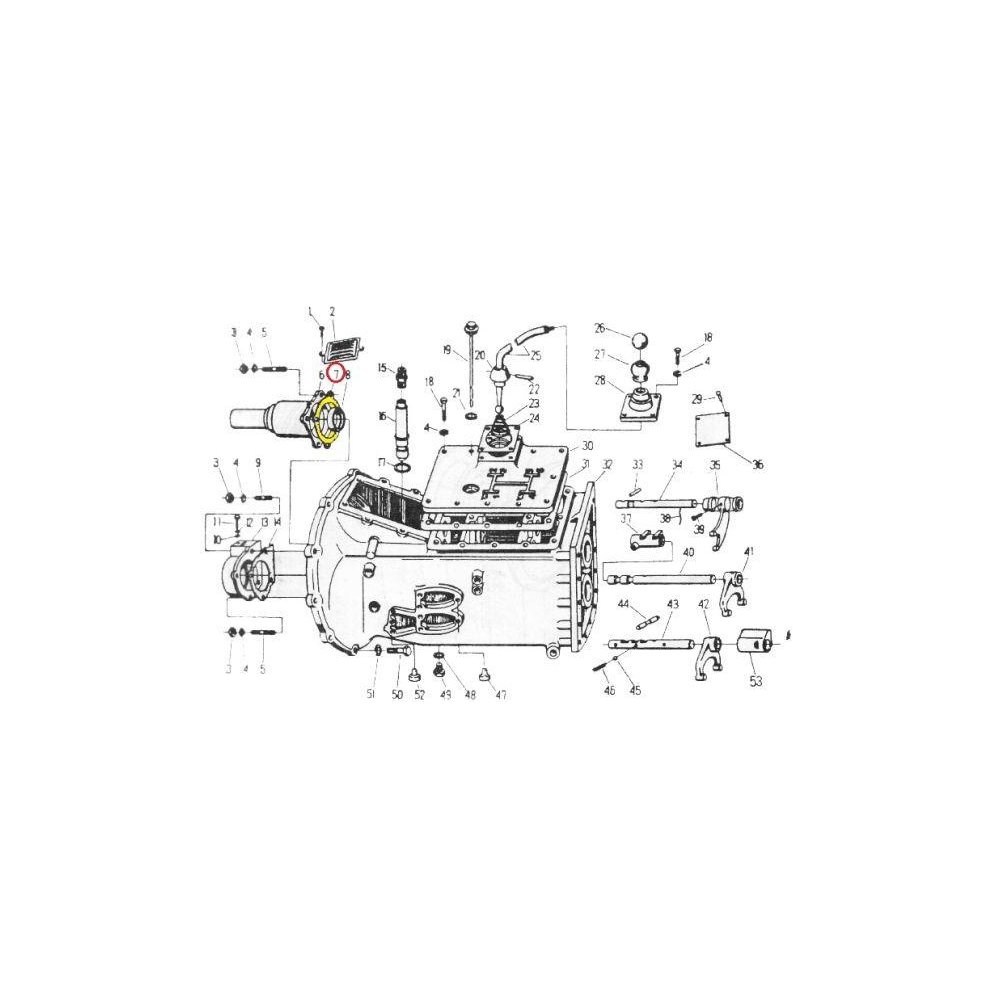 Uszczelka pokrywy C-330 ( sprzedawane po 10 )