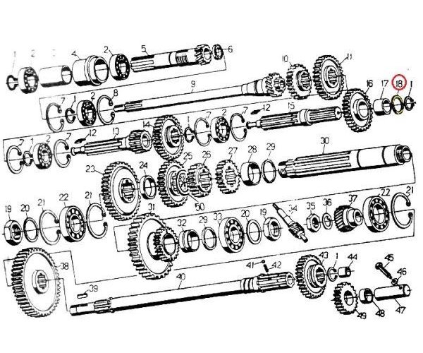Pierścień oporowy 50011470 C-330