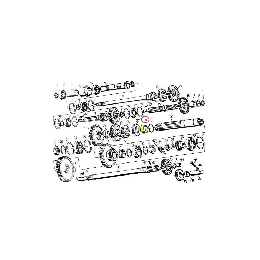Tuleja dystansowa łożyska C-330