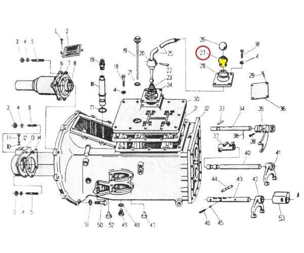 Osłona dźwigni zmiany biegów C-330