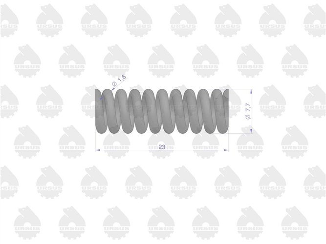 Sprężyna zatrzasku sprzedawane po 10 C-330 ORYGINAŁ URSUS