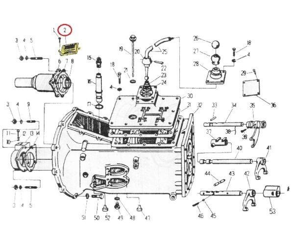 Pokrywa wziernika sprzęgła C-330