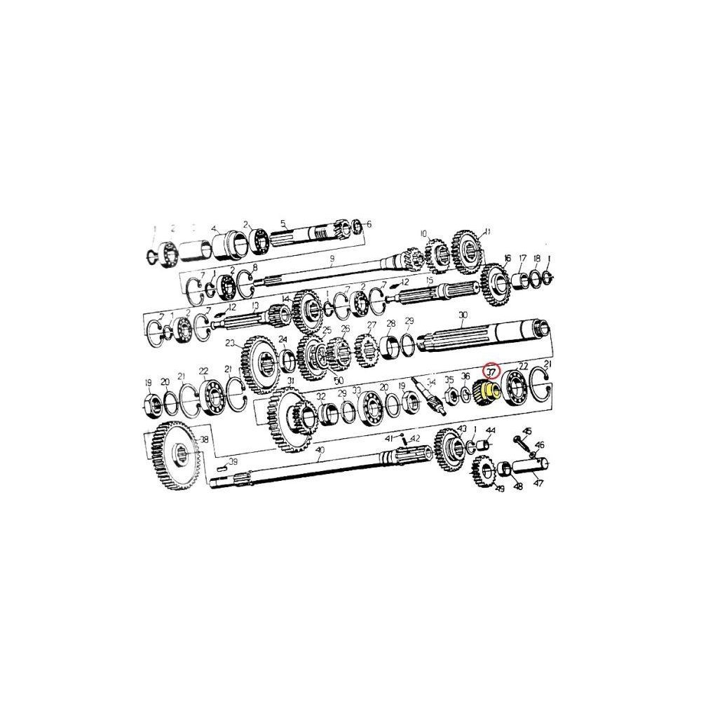 Koło zębate napędzające licznika motogodzin C-330